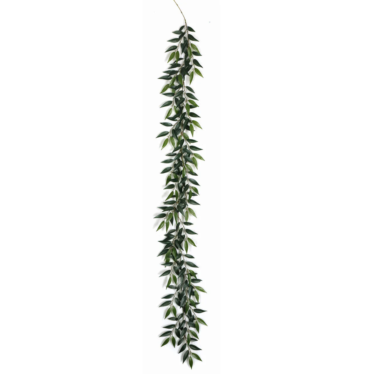 6' Smilax Leaf Silk Garland -2 Tone Green (Pack of 6)