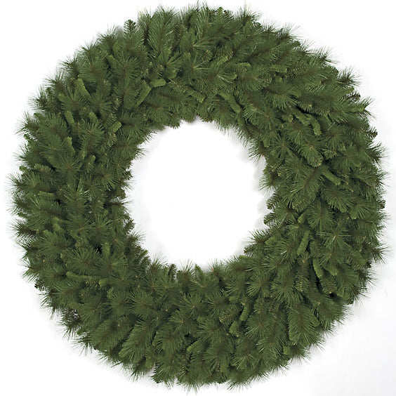 60" Artificial Mixed Pine Wreath -Green