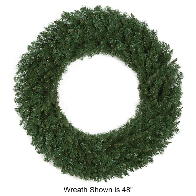 60" Artificial Monroe Pine Wreath -Green