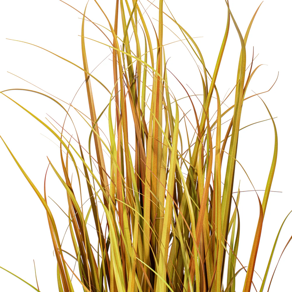 60" IFR PVC Mixed Grass Artificial Plant w/Pot -2 Tone Brown - Image 2