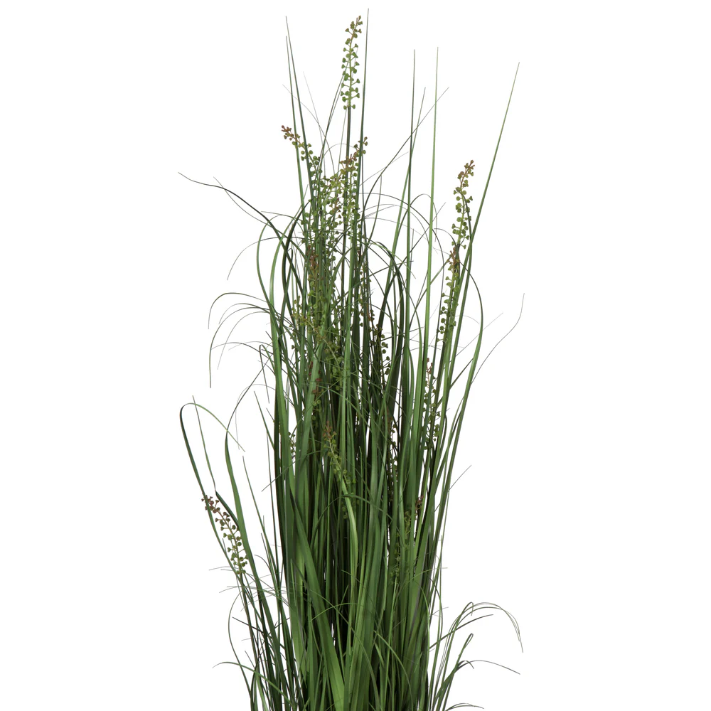 60" IFR PVC Sheep's Grasss Artificial Plant w/Pot -Green - Image 2