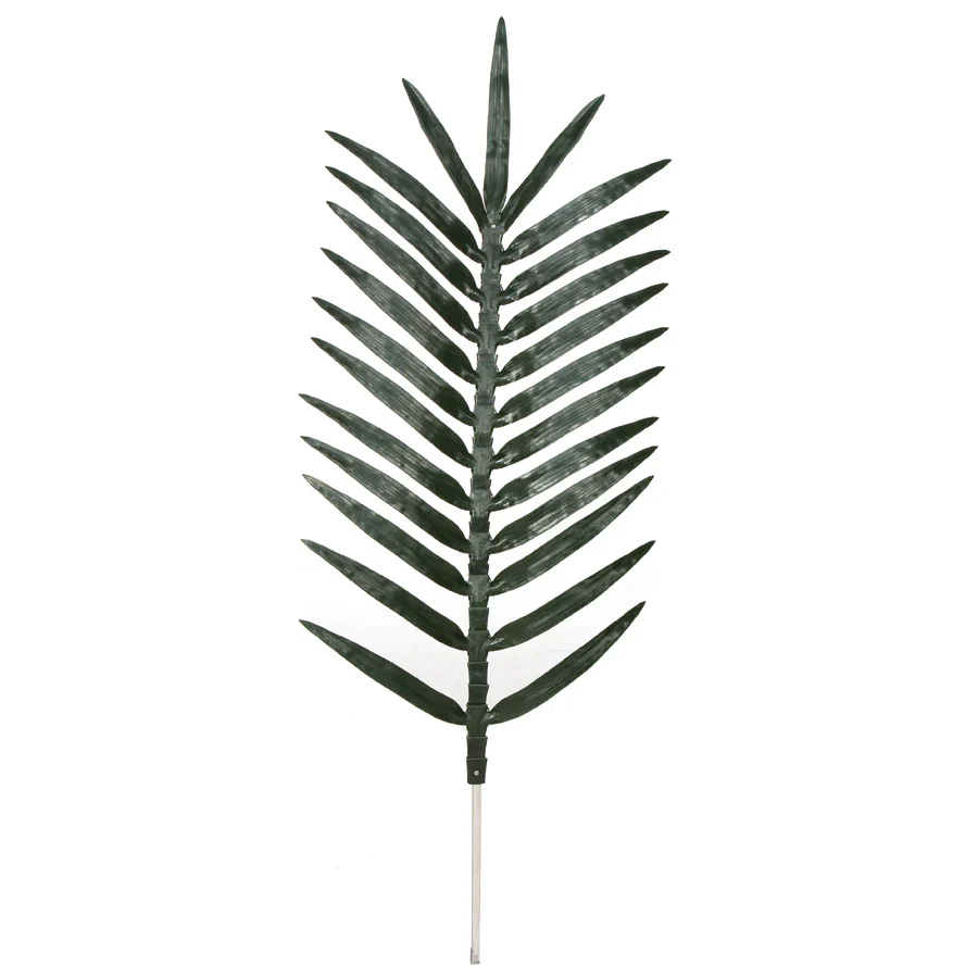 60" Outdoor UV-Proof Artificial Coconut Palm Branch Stem -25 Leaves -Green