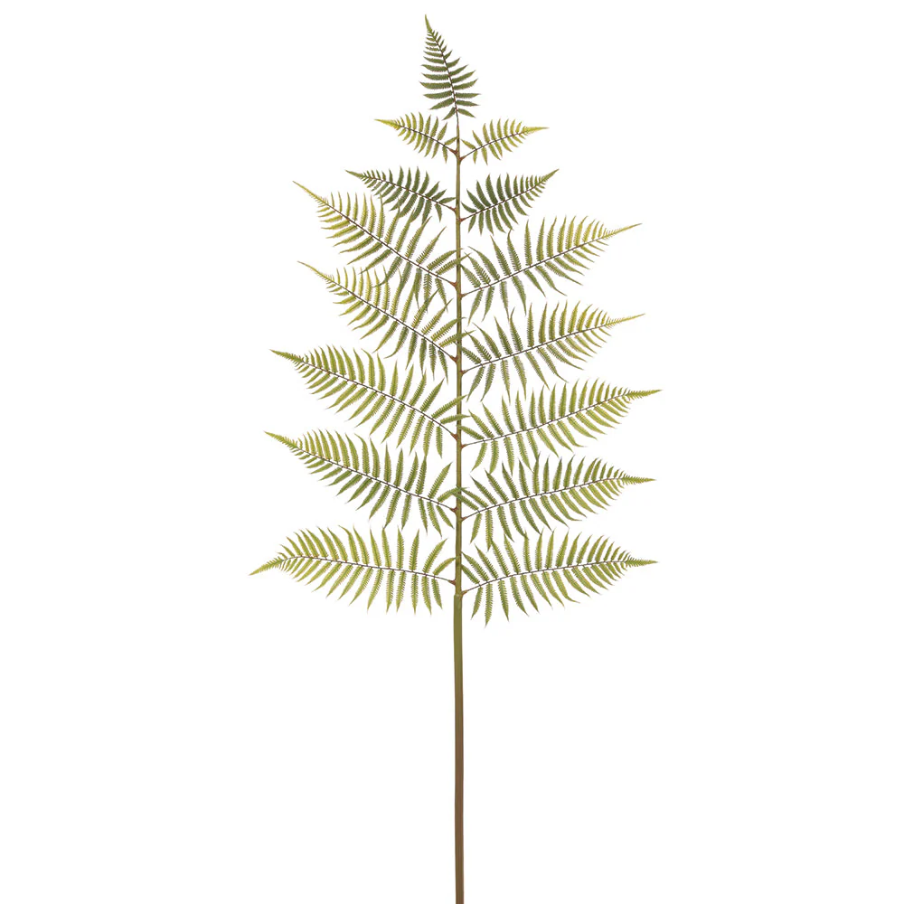 66" Artificial Fern Leaf Stem -Green (Pack of 4)