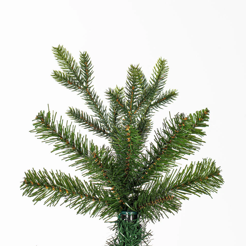 6'6"Hx36"W PE Slim Kamas Fraser Fir Artificial Christmas Tree, Unlit -Green - Image 2