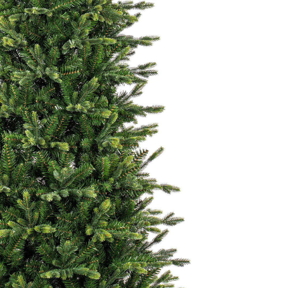 6'6"Hx36"W PE Slim Kamas Fraser Fir Artificial Christmas Tree, Unlit -Green - Image 3