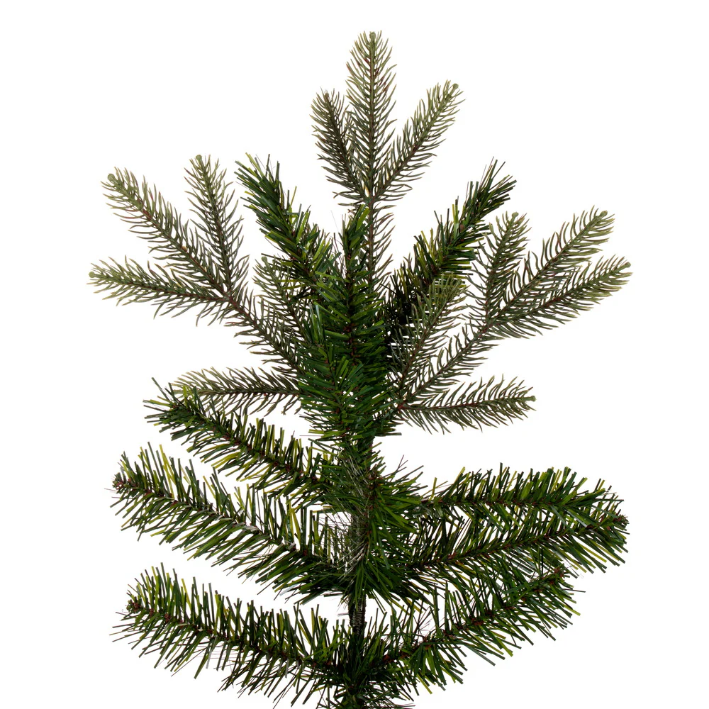 6'6"Hx40"W PE Slim Douglas Fir Artificial Christmas Tree, Unlit -Green - Image 2