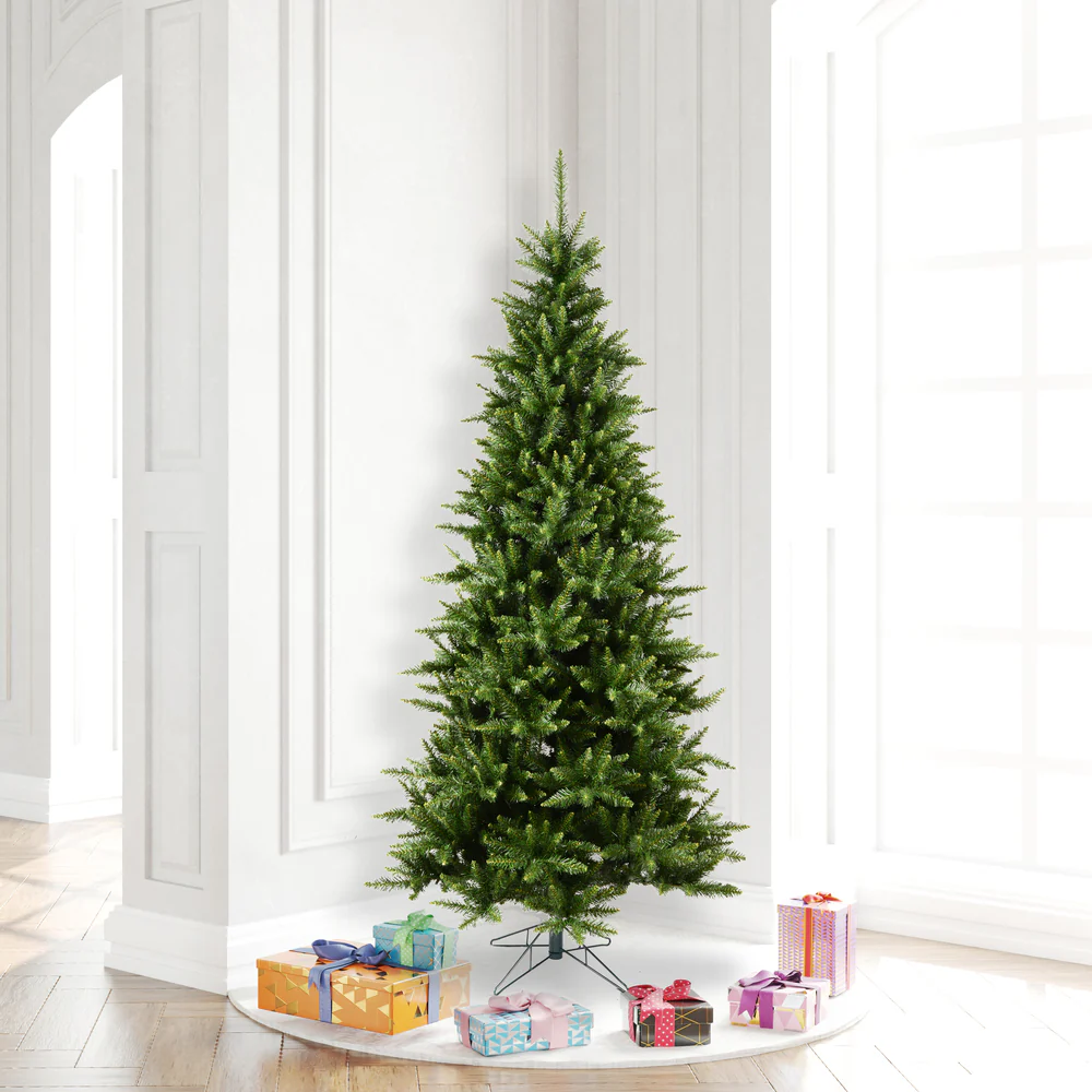 6'6"Hx41"W Slim Camdon Fir Artificial Christmas Tree, Unlit -Green - Image 5