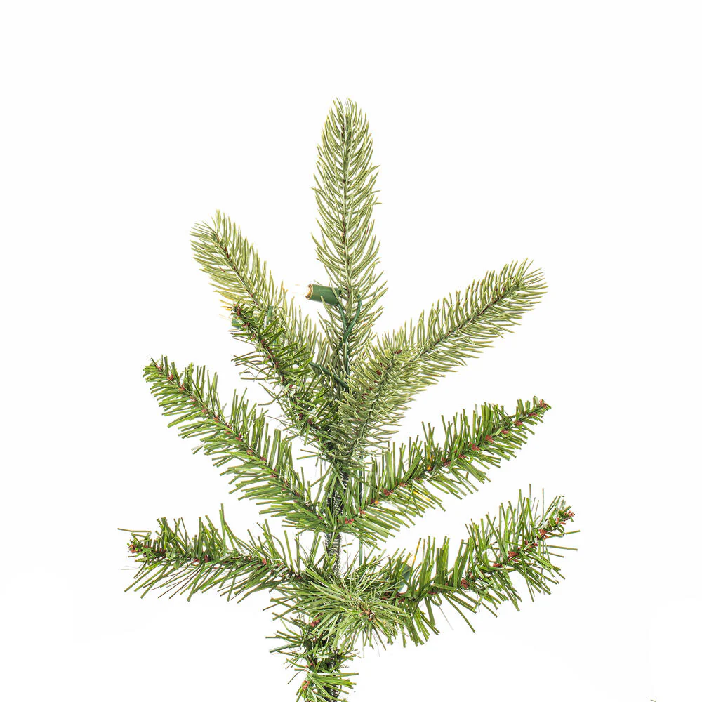 6'6"Hx47"W PE King Spruce Artificial Christmas Tree, LED Pre-Lit -Green - Image 6
