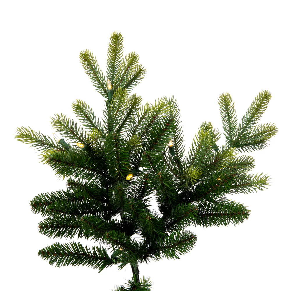 6'6"Hx48"W PE Jersey Fraser Artificial Christmas Tree, LED Pre-Lit -Green - Image 6