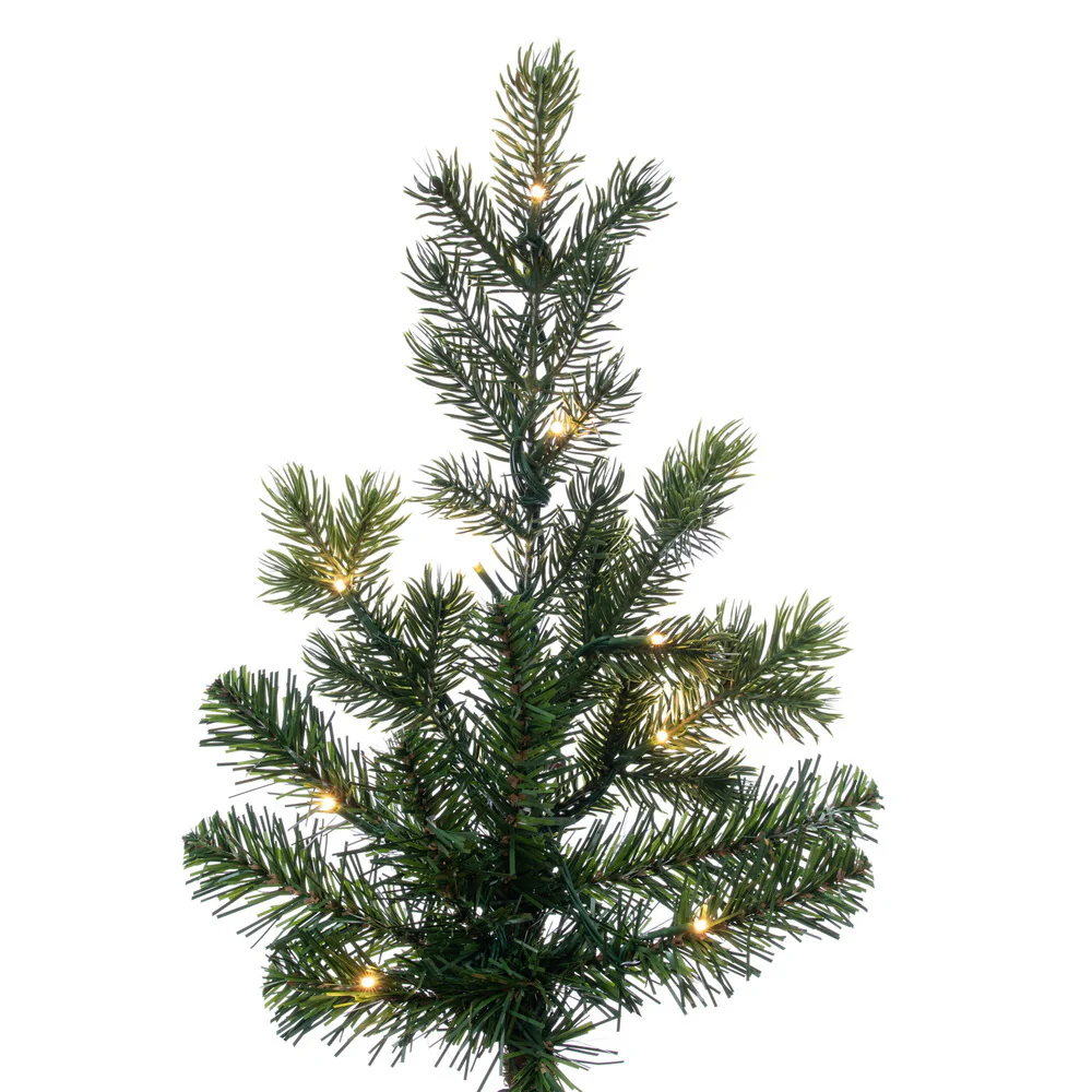 6'6"Hx49"W PE Eagle Fraser Artificial Christmas Tree, Micro LED Pre-Lit (Multi-Mode) -Green - Image 2