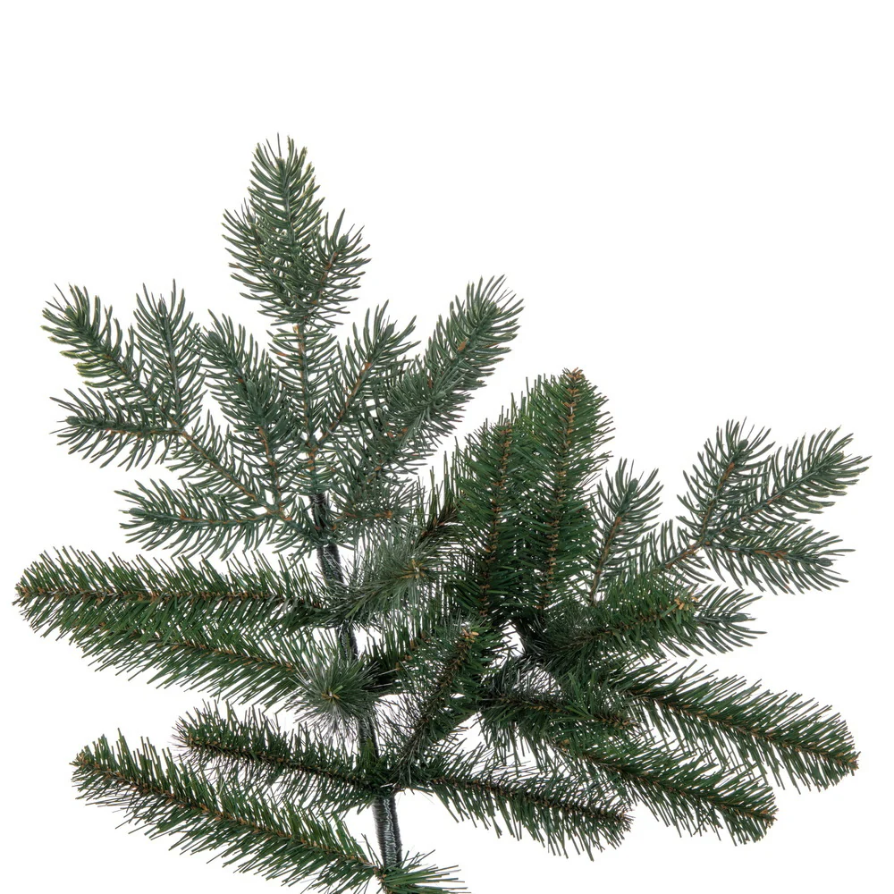 6'6"Hx51"W PE Northern Blue Spruce Artificial Christmas Tree, Unlit -Green - Image 2
