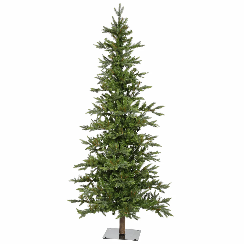 6'Hx42"W Shawnee Fir Artificial Christmas Tree, Unlit -Green