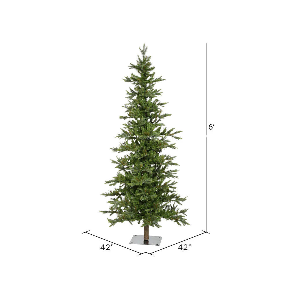 6'Hx42"W Shawnee Fir Artificial Christmas Tree, Unlit -Green - Image 3