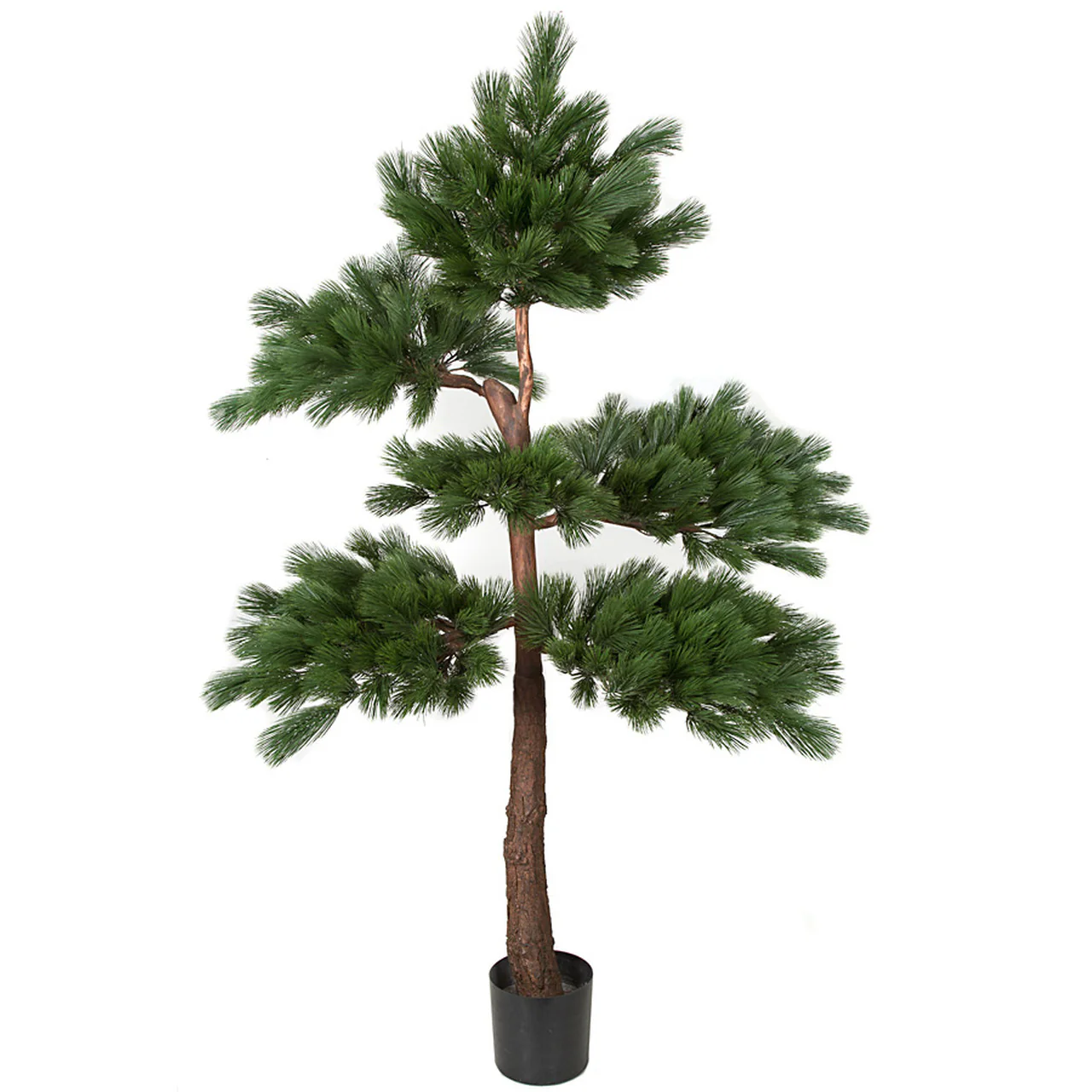 7' Artificial Pine Tree w/Pot -Green