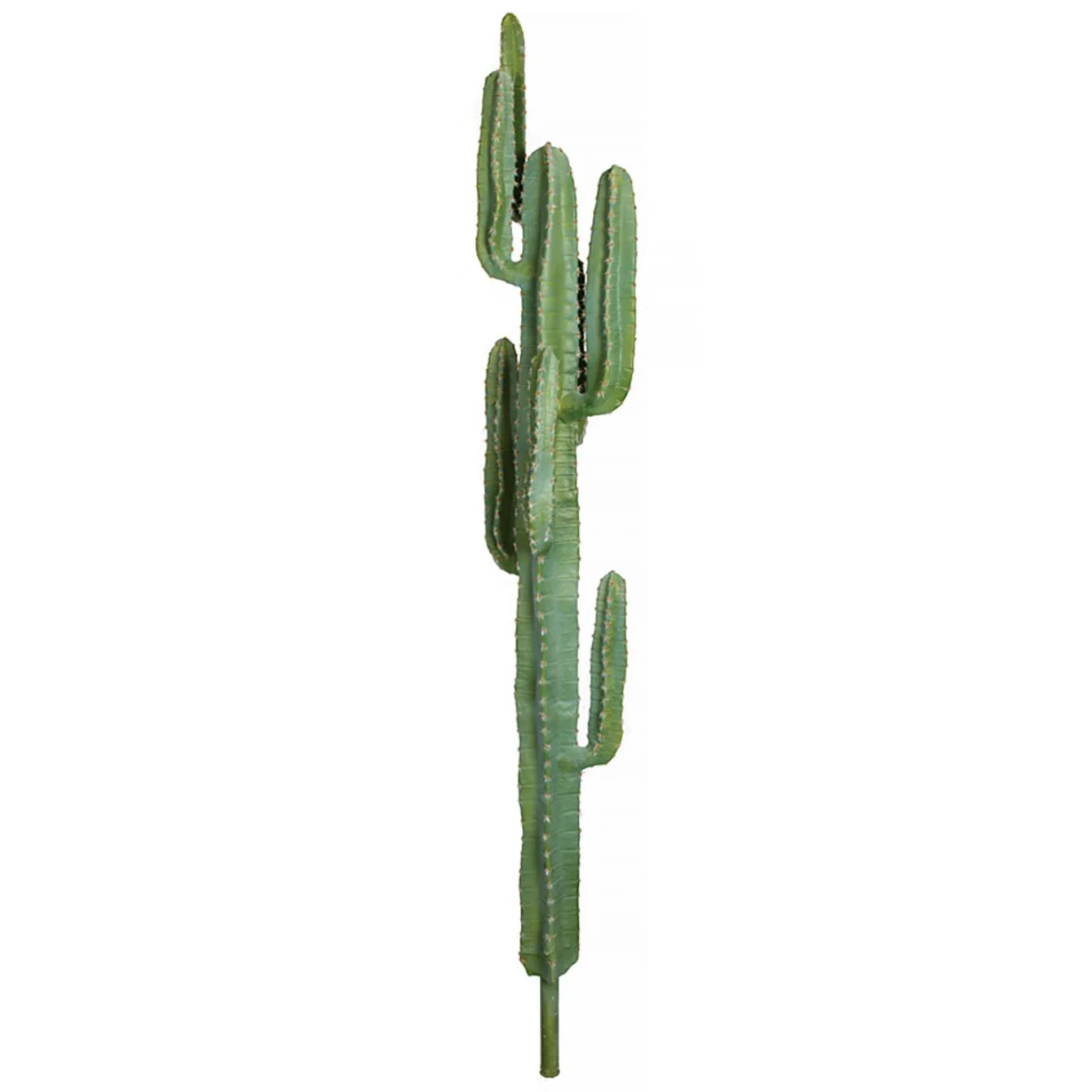 70" Plastic Saguaro Cactus Artificial Stem w/Beige Needles -Green