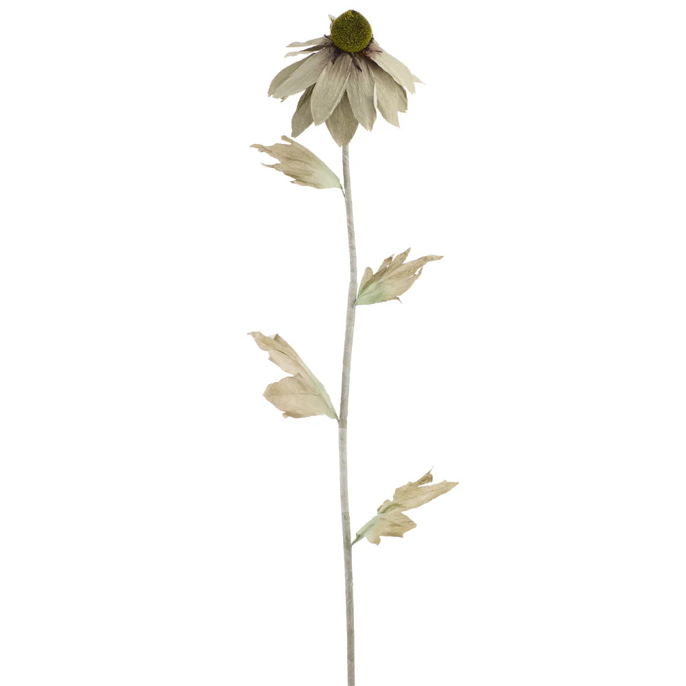 71" Rudbeckia Black-Eyed Susan Silk Flower Stem -Taupe/Beige (Pack of 2)