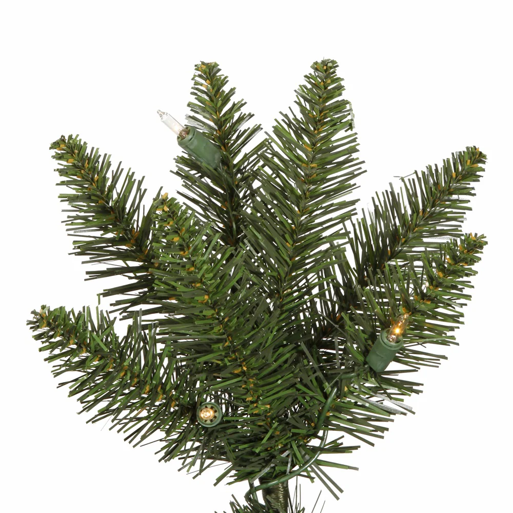 7'6"Hx23"W Pole Durham Pine Artificial Christmas Tree, Unlit -Green - Image 2