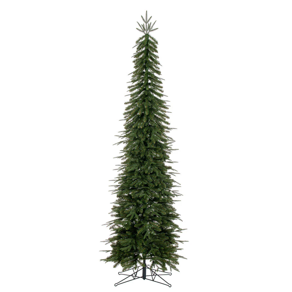 7'6"Hx30"W PE Tacoma Fraser Fir Artificial Christmas Tree, Unlit -Green