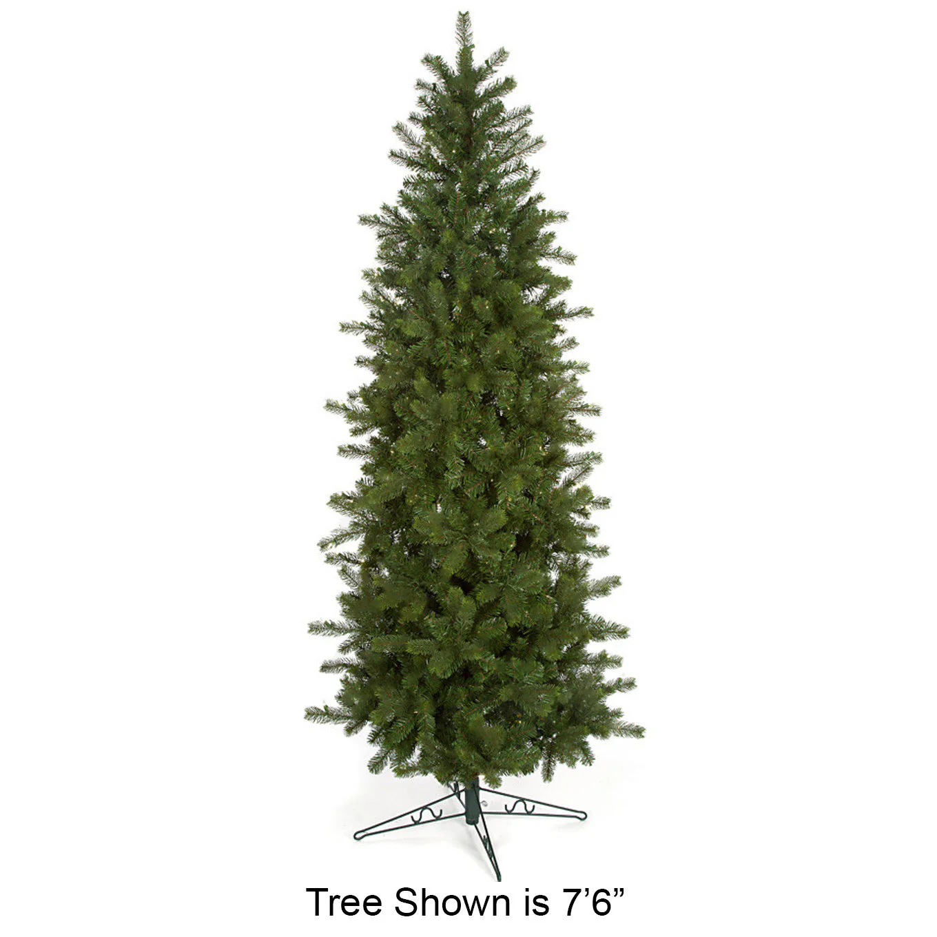 7'6"Hx40"W PE Douglas Fir Artificial Christmas Tree, Unlit -Green