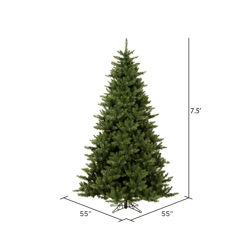 7'6"Hx55"W Camdon Fir Artificial Christmas Tree, Unlit -Green - Image 3