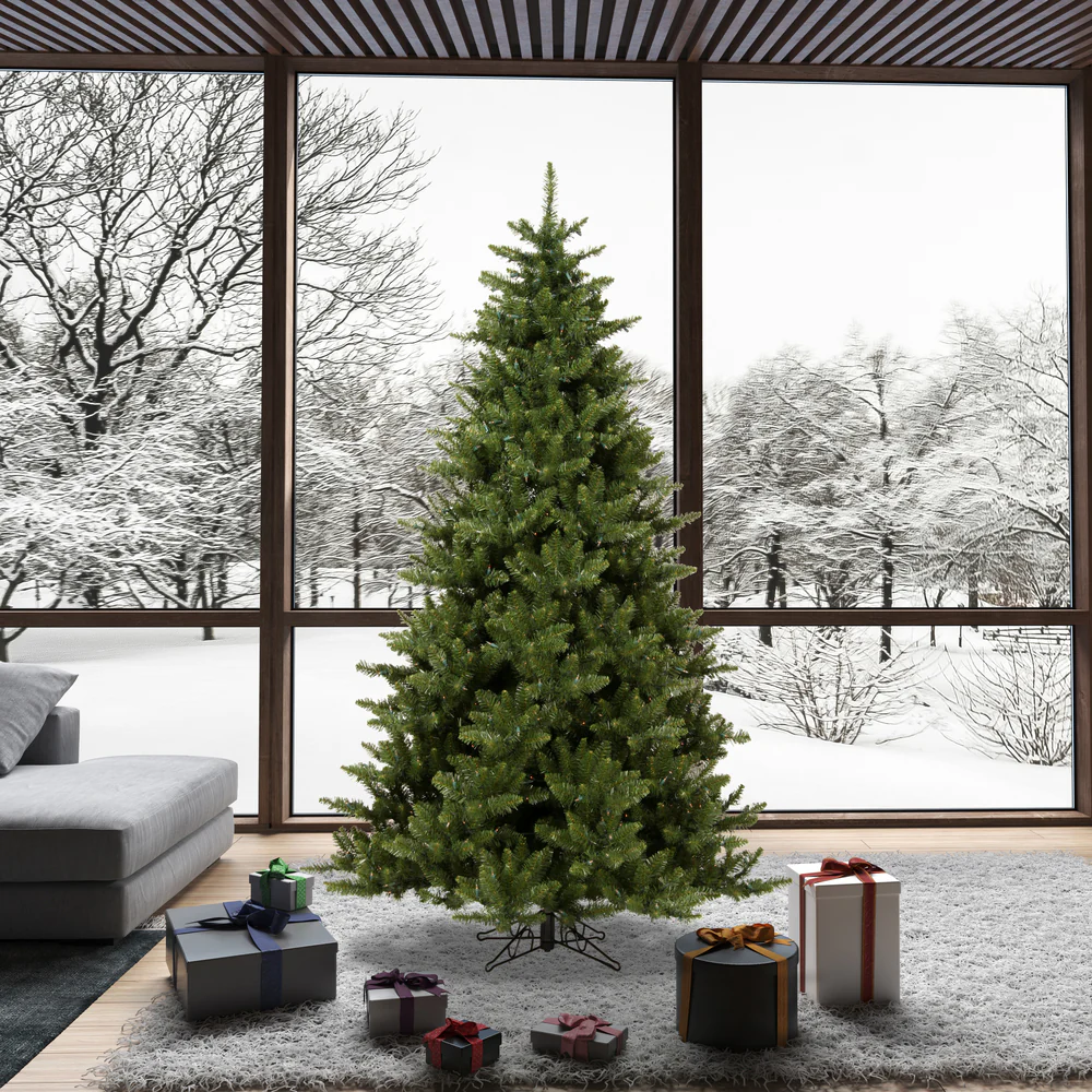 7'6"Hx55"W Camdon Fir Artificial Christmas Tree, Unlit -Green - Image 5