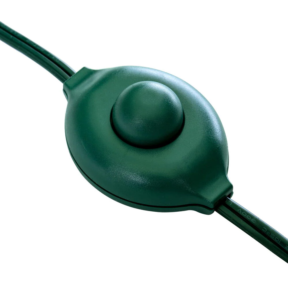 7'6"Hx55"W PE Eagle Fraser Artificial Christmas Tree, LED Pre-Lit -Green - Image 4