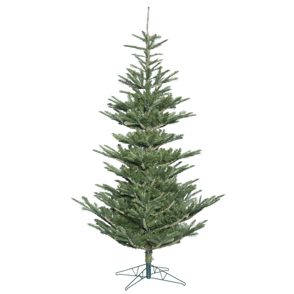 7'6"Hx56"W PE Alberta Spruce Artificial Christmas Tree, Unlit -Green