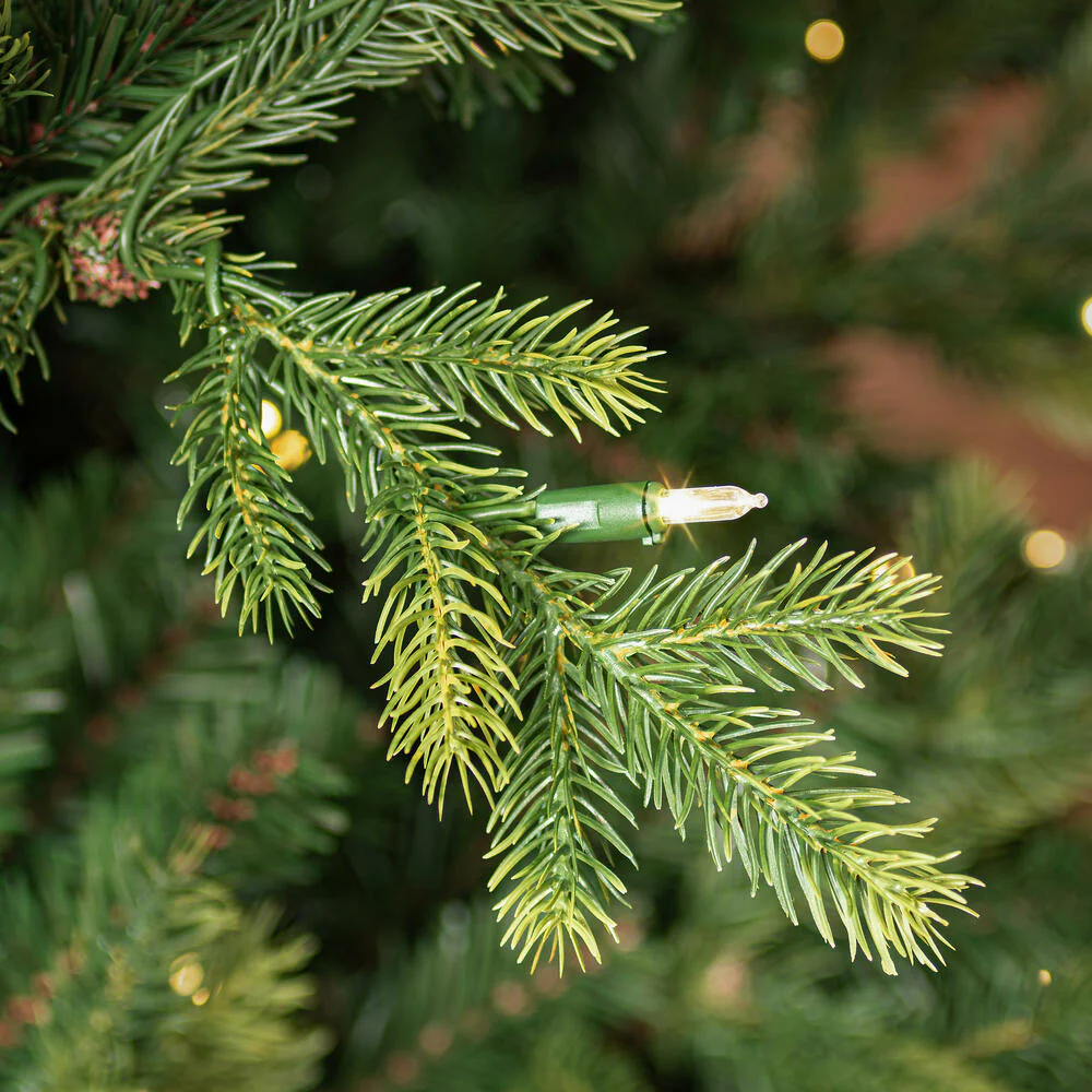 7'6"Hx58"W PE Welch Fraser Artificial Christmas Tree, LED Pre-Lit -Green - Image 4