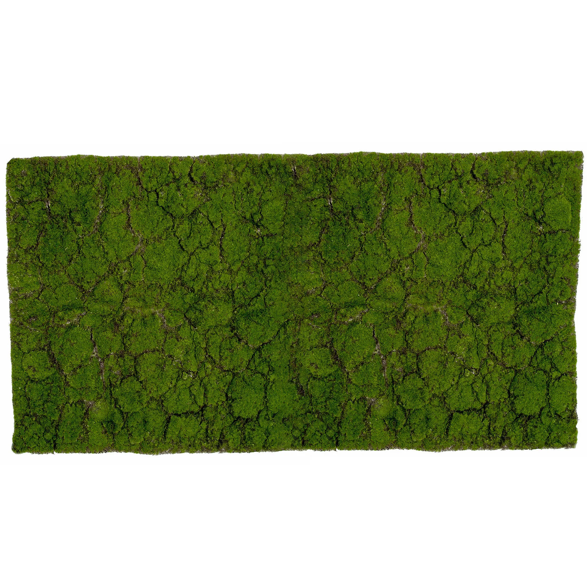 79"x39.5" IFR Foam Artificial Moss Mat -Green/Brown