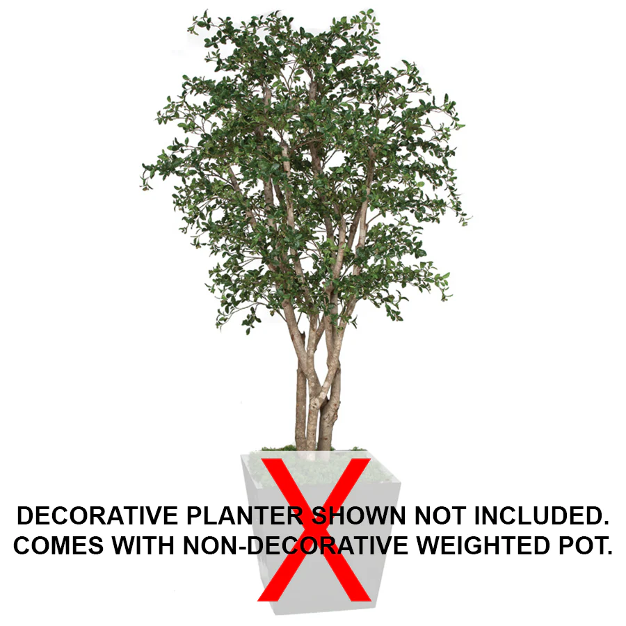 8' Oak Artificial Tree w/Pot -Green