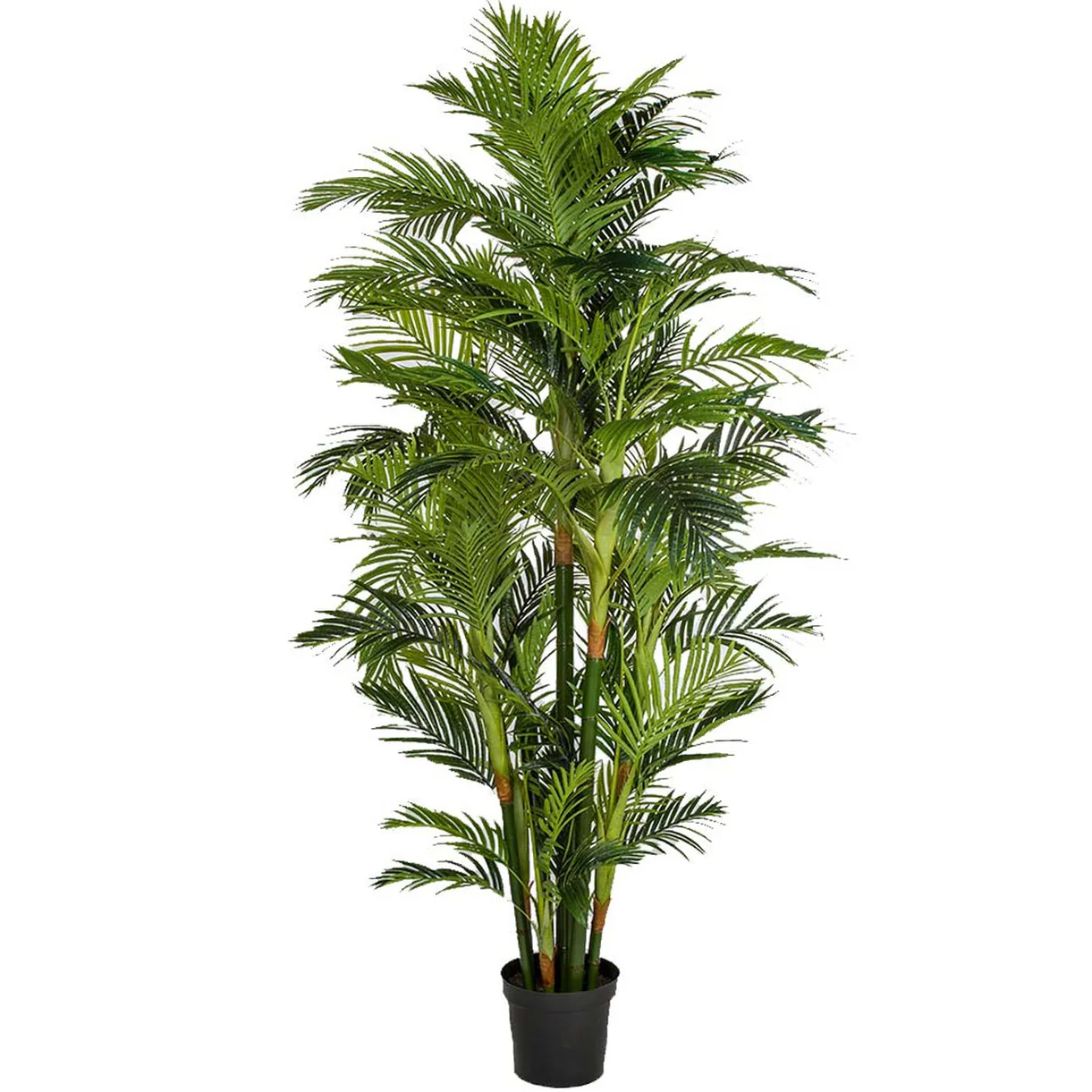 8' Soft-Touch Areca Silk Palm Tree -Green