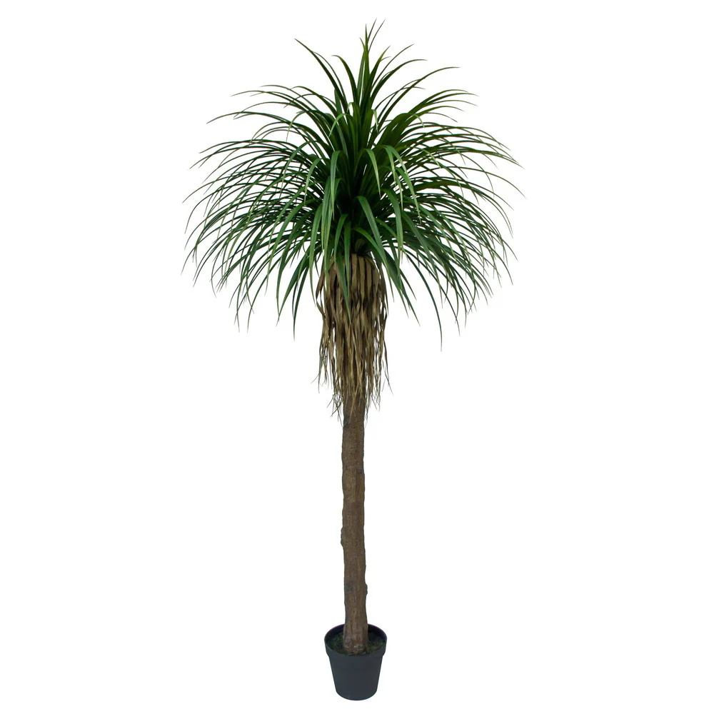 8'6" Outdoor UV-Resistant Artificial Yucca Tree 2/Pot -Green
