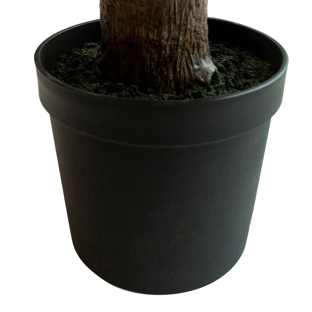 8'6" Outdoor UV-Resistant Artificial Yucca Tree 2/Pot -Green - Image 2