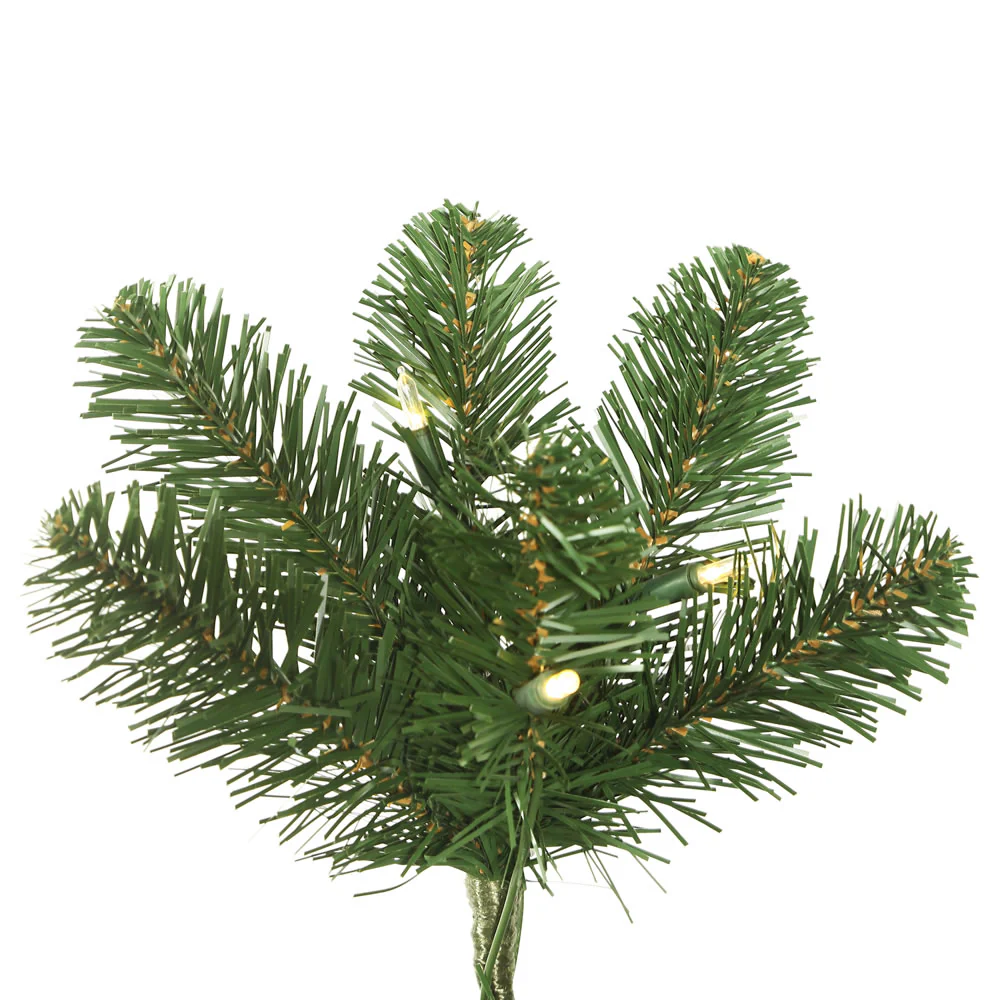 8'6"Hx82"W Oregon Fir Artificial Christmas Tree, LED Pre-Lit -Green - Image 2