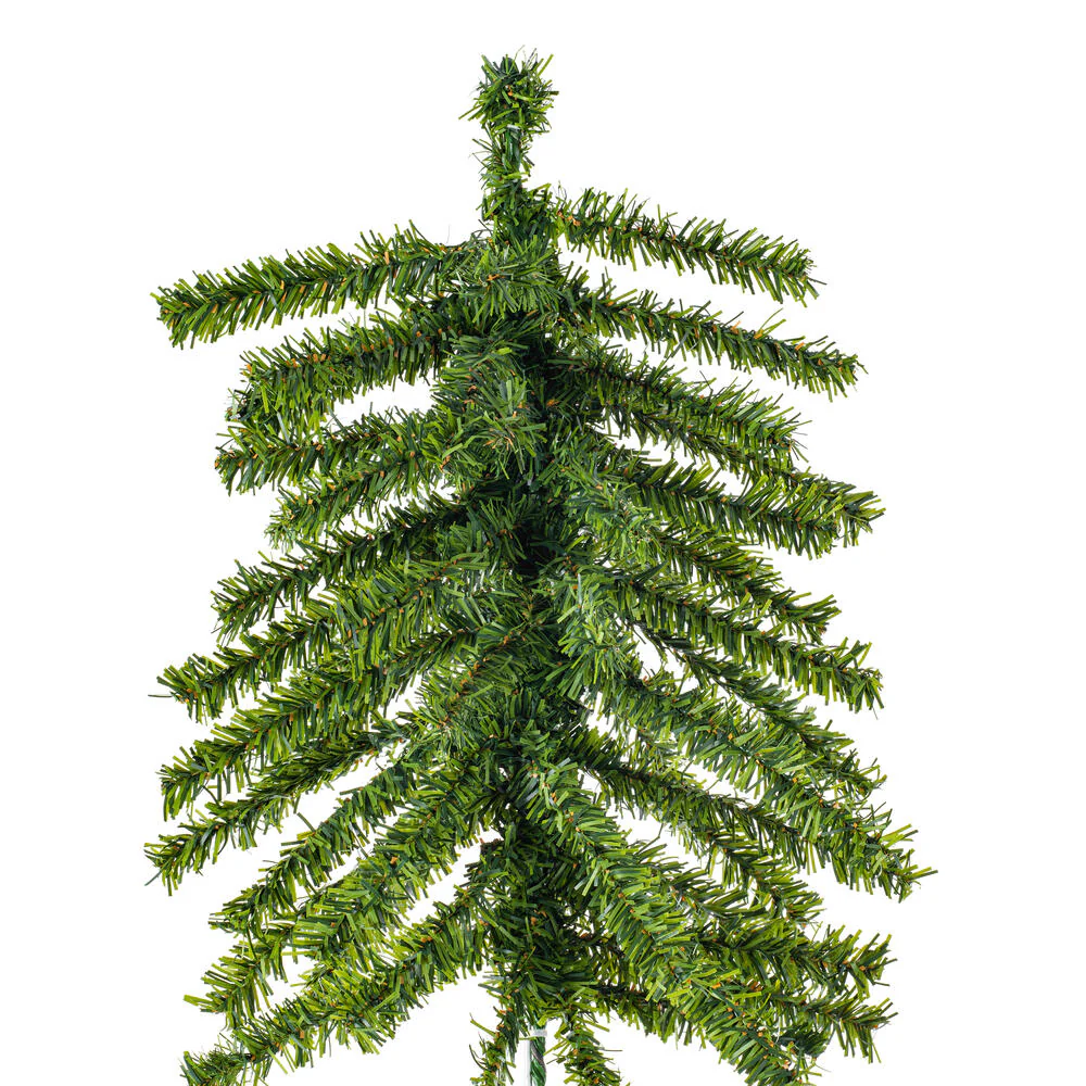 8'Hx50"W Natural Trunk Alpine Artificial Christmas Tree, Unlit -Green - Image 5