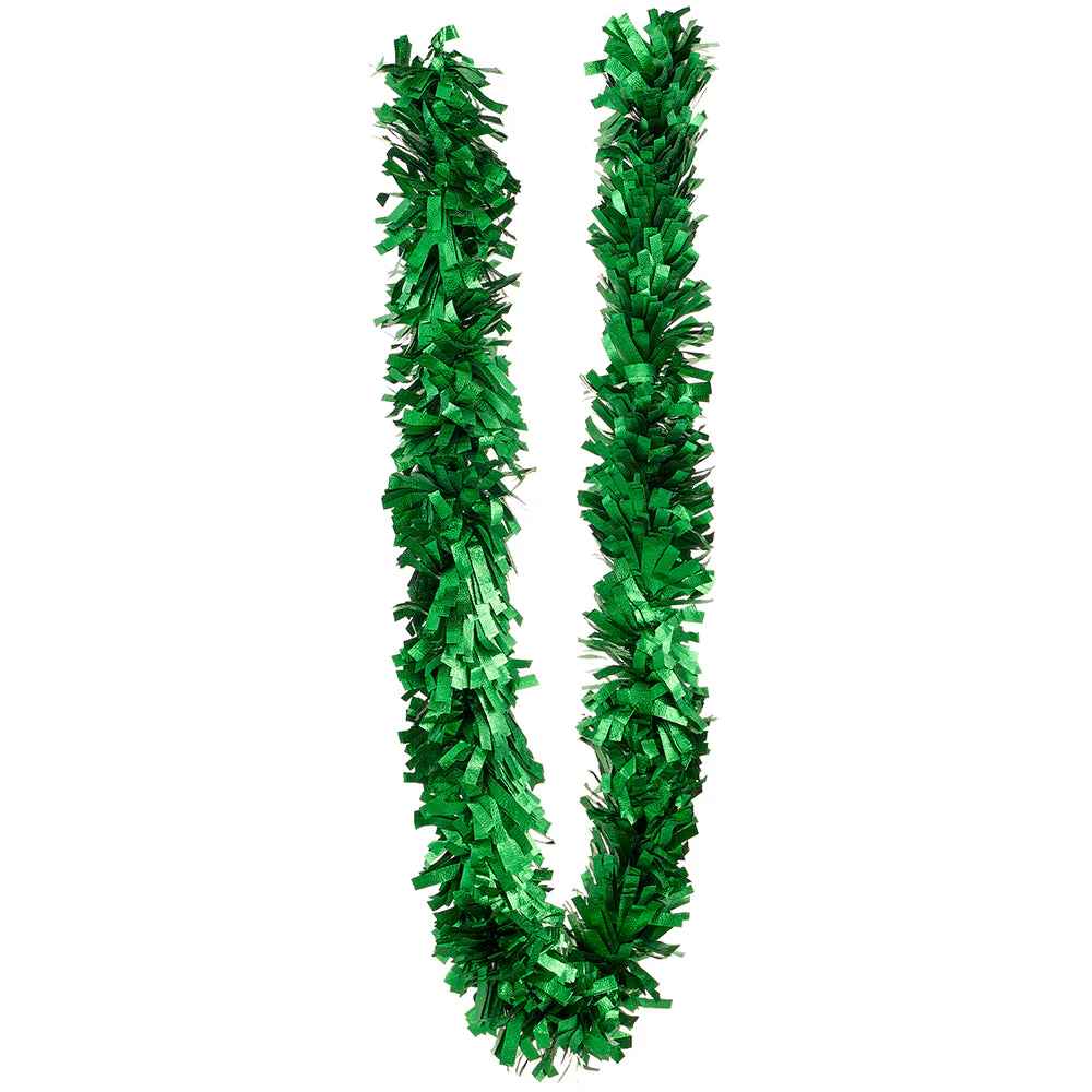 9' Artificial Fringe Garland -Green (Pack of 6)