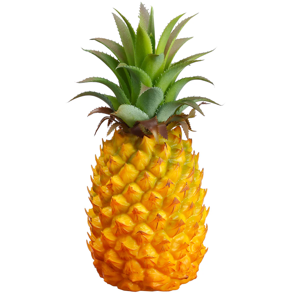 9" Artificial Pineapple Fruit -Yellow (Pack of 12)