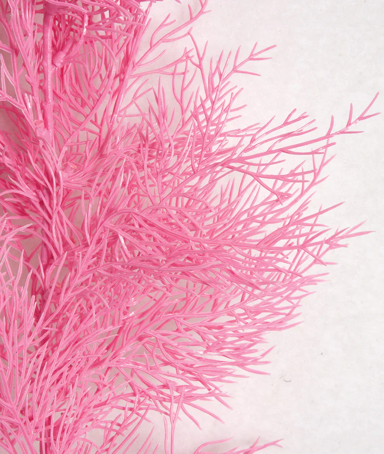 9' Outdoor UV-Proof Artificial Italian Moss Garland -Pink (Pack of 2) - Image 2
