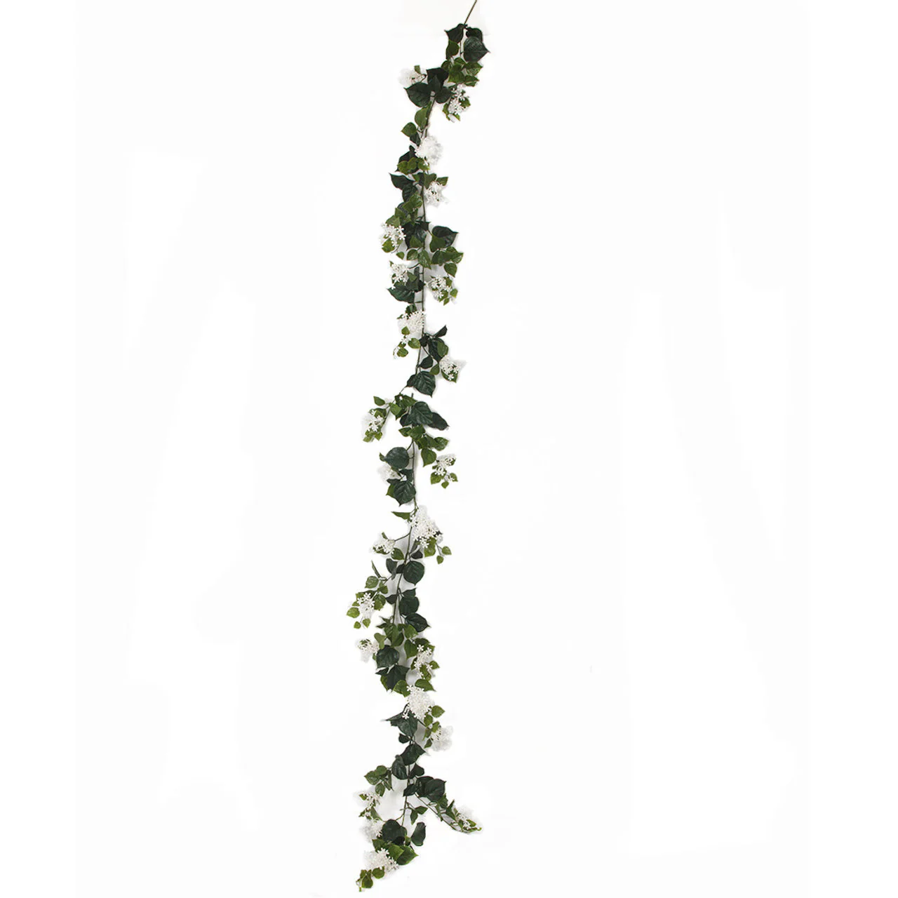 9' Outdoor UV-Proof Artificial Jasmine Flower Garland -White (Pack of 2)