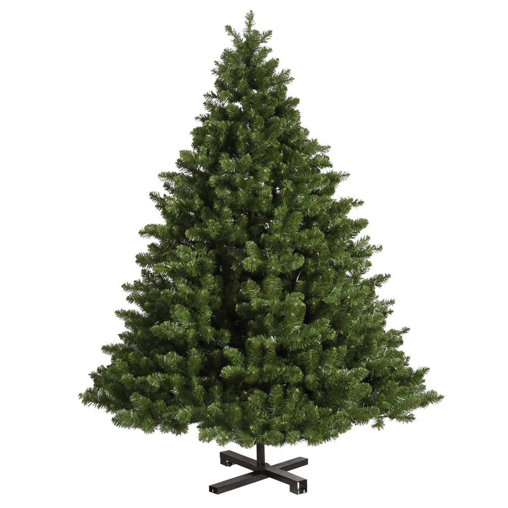 9'6"Hx80"W Grand Teton Pine Artificial Christmas Tree, Unlit -Green