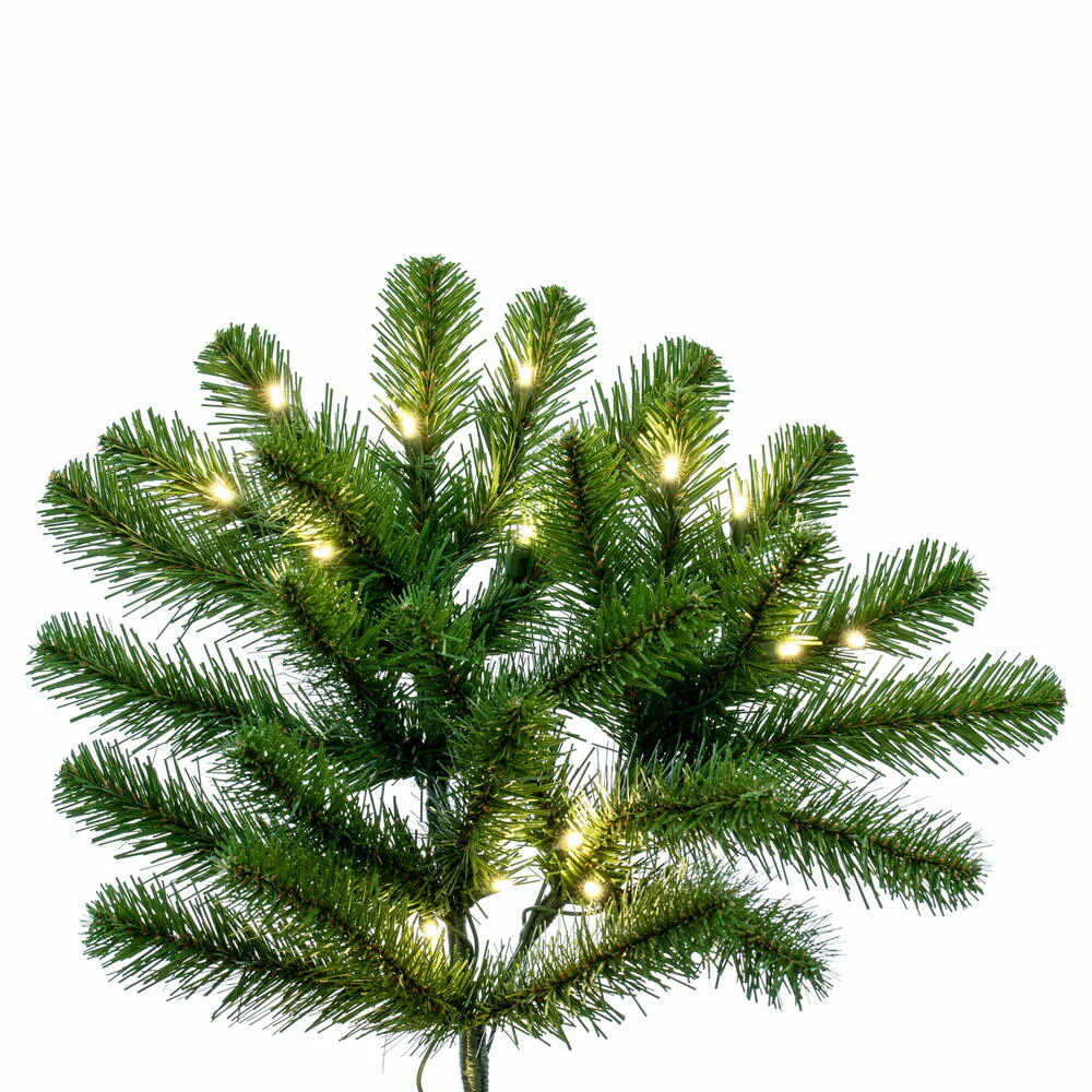 9'Hx70"W Deluxe Sequoia Pine Artificial Christmas Tree, LED Pre-Lit -Green - Image 5