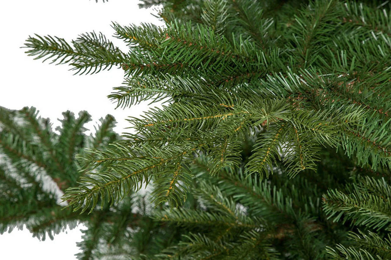 9'Hx81"W PE Arkansas Spruce Artificial Christmas Tree, Micro LED Pre-Lit -Green - Image 2