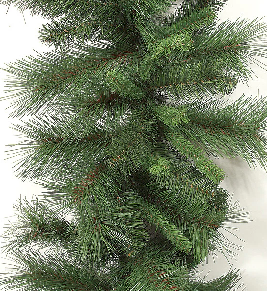 9'Lx12"W Mixed Pine Artificial Garland -Green (Pack of 4) - Image 2